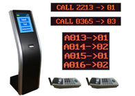 Quiosco de pantalla táctil infrarroja de 17 pulgadas, sistema de gestión de colas de máquina dispensadora de billetes de llamada