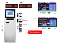 Máquina automática de boletos del sistema de visualización de gestión de colas inalámbricas EQMS para tiendas bancarias y de telecomunicaciones