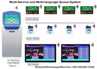 Sistema de venta de entradas de la cola del centro de servicio de QMS
