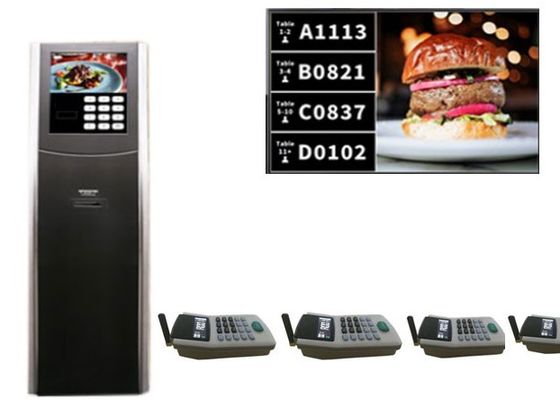 Sistema de gestión de la cola de contadores LCD Qms inalámbrico con cable