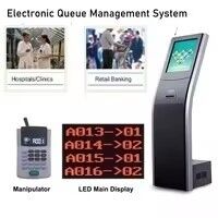 Sistema electrónico de colas diseñado para gestionar colas múltiples con distribución programada de billetes y transferencias de operadores
