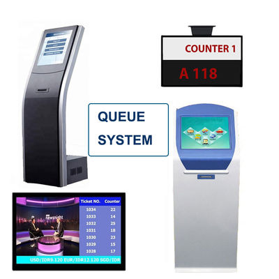 Contador de servicio bancario Sistema Q Número de boleto Máquina de llamadas Gestión de colas Sistema de espera